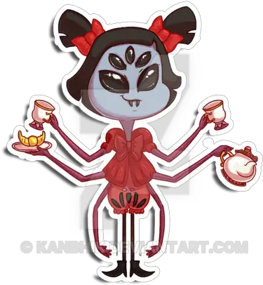 Muffet Sticker Undertale Know Your Meme Fictional Character Png Undertale Icon