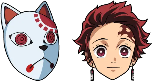 Demon Slayer Inosuke Hashibira Cursor Demon Slayer Tanjiro Head Png Demon Slayer Png