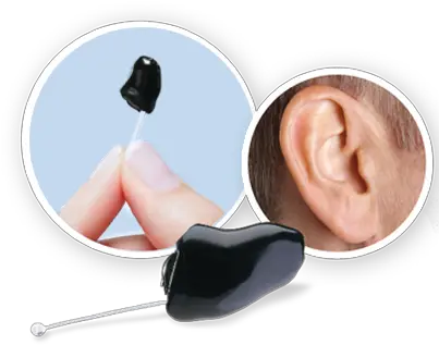 Invisible Hearing Aids Inside The Ear Hearing Aid Png Ear Transparent