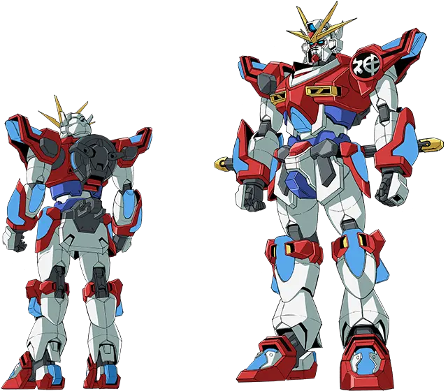 Download Hd Gundam Build Fighters Try 40 Background Try Burning Gundam Papercraft Png Gundam Icon