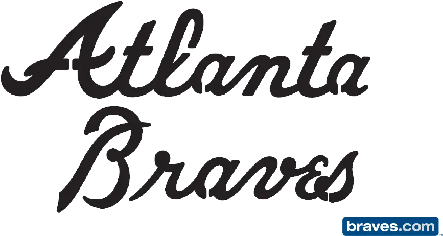 Braves Mlb Logo Atlanta Braves Logo Text Png Atlanta Braves Logo Png