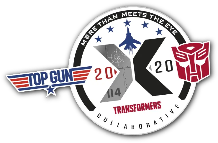 We Feel The Need To Transform With Transformers Transformers X Top Gun Png Transformers Logo