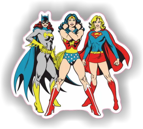 Transparent Batgirl Wonder Woman Supergirl Wonder Woman And Super Woman Png Wonder Woman Transparent png