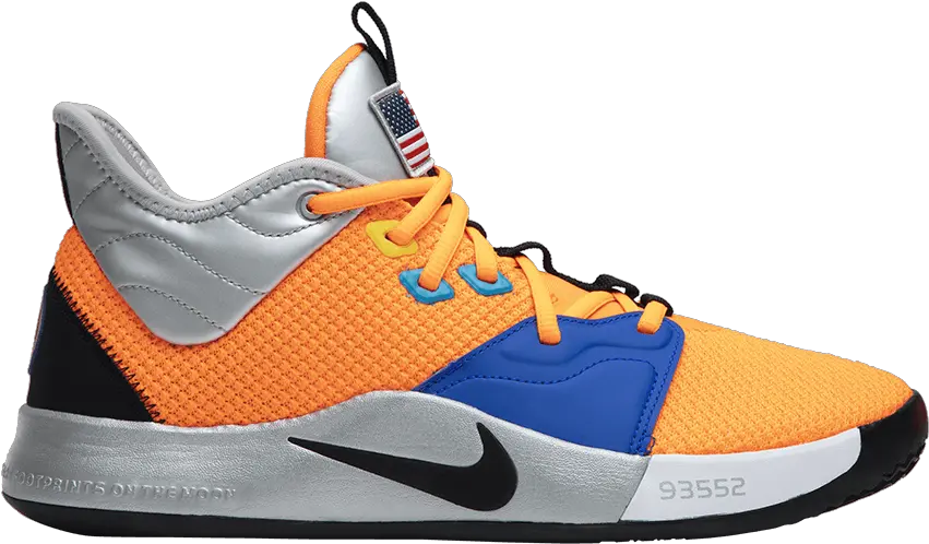 Nasa X Pg 3 U0027armstrong Building 703u0027 Nike Ci2666 800 Goat Basketball Shoe Png Paul George Png