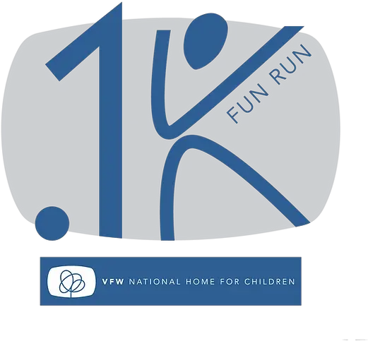 1k Fun Run Vertical Png Vfw Auxiliary Logo