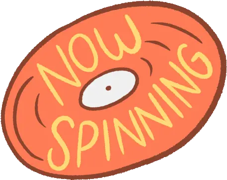Music Now Playing Sticker Music Now Playing Tunes Transparent Record Spinning Png Music Icon Gif