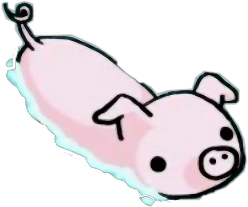 Pig Piggy Abdl Ddlg Pink Cute Adorable Cute Cartoon Pig Swimming Pig Cartoon Transparent Png Pig Emoji Png