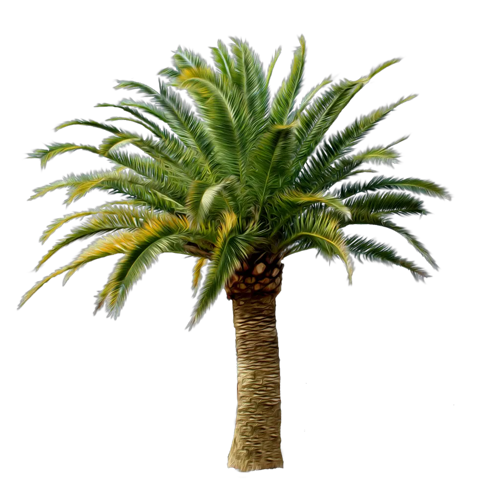 Island With Palm Tree Clipart Png