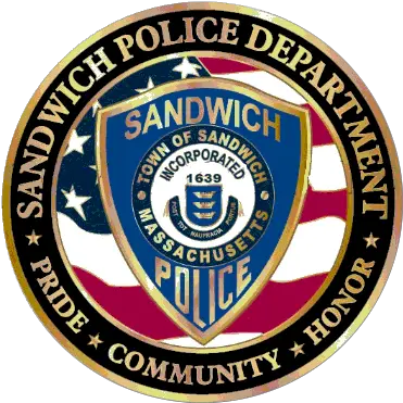 Sandwich Police Department Pride Community Honor Emblem Png Police Badge Transparent