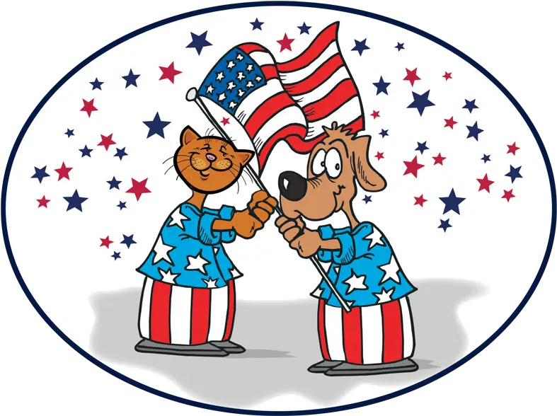 Cat Clipart 4th July Free Collection American Flag Clip Happy 4th Of July Clipart Png 4th Of July Transparent