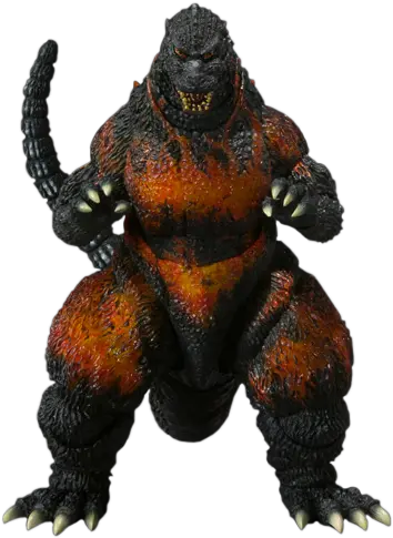 Burning Godzilla Collectible Figure Png