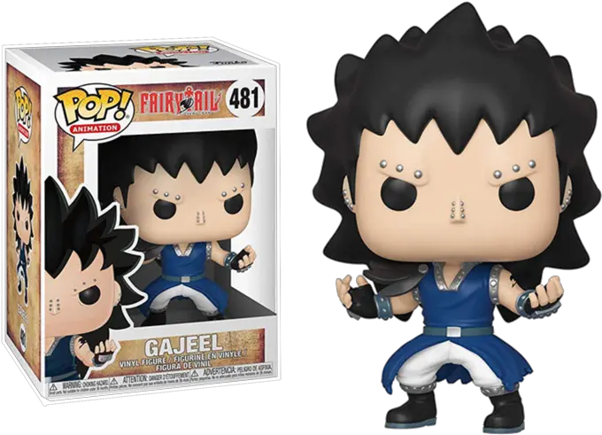 Gajeel Fairy Tail Funko Pop Animation Vinyl Figure Fairy Tail Gajeel Funko Pop Png Fairy Tail Png