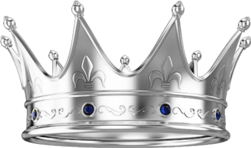 Download Hd Crown Corona Silver Plateado Plata King Rey King Crown Transparent Background Png Silver Crown Png