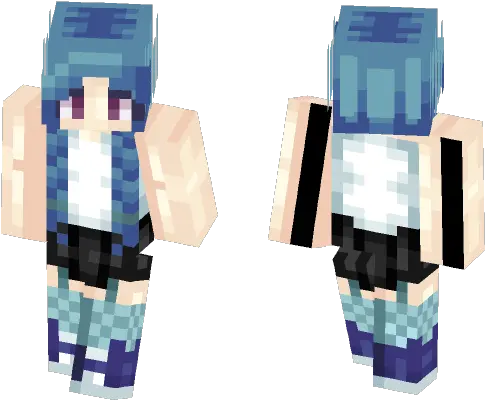 Download U003du003d Blue Braids Lul Minecraft Skin For Free Lego Png Lul Png