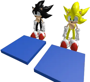 Dark Sonic And Super Roblox Action Figure Png Super Sonic Png