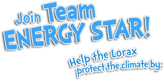 Join The Energy Star Team With Lorax Electric Blue Png Lorax Png