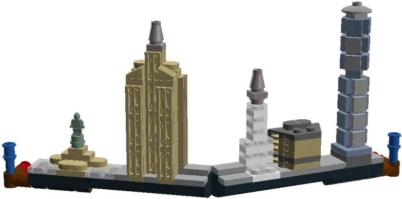 Lego Ideas Lego New York Skyline Png New York Skyline Png