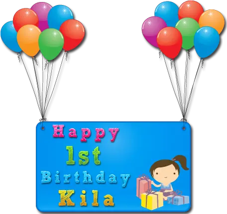 Download 1st Birthday Png Happy First Celebration Banner First Birthday Png