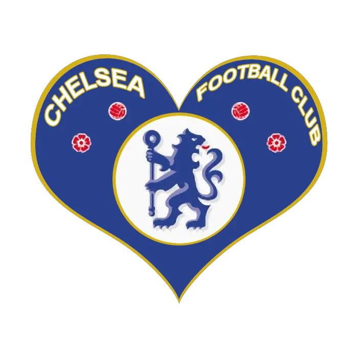 Chelsea Fc Logo Into A Love Heart Chelsea Football Club Heart Png Chelsea Logo