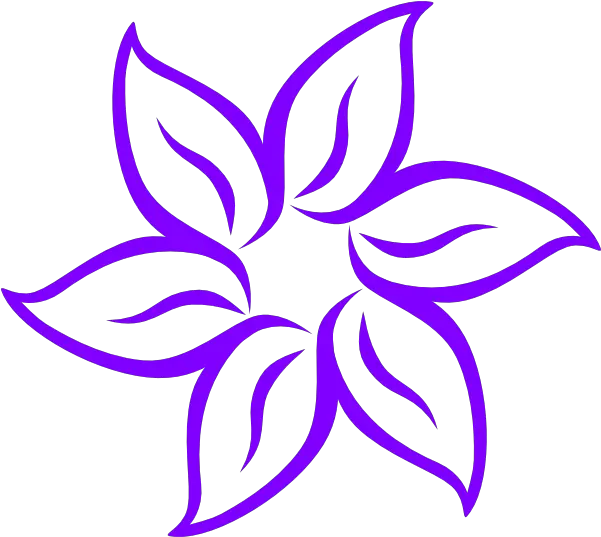 Lily Clipart Purple Rose Transparent Free Flower Png Black And White Purple Rose Png