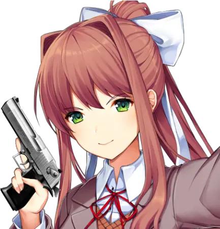 Monikaguns Discord Emoji Discord Anime Gun Emoji Png Gun Emoji Transparent