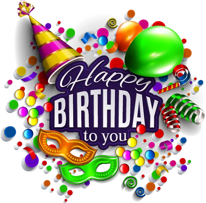 Happy Birthday Vector Png Transparent Collections Happy Birthday Images Png Hd Happy Birthday Hat Png