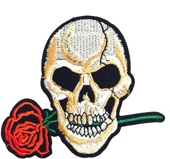 Download Hd Rose Rose And Skull Png Png Skull