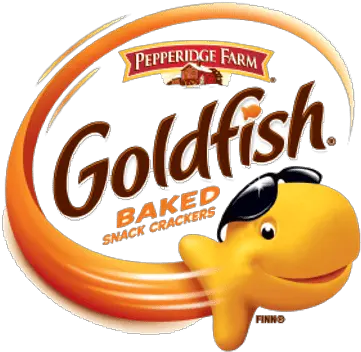 Goldfish Logo Transparent Png Stickpng Logo Clipart Pepperidge Farm Goldfish Colors Vector Goldfish Transparent Background