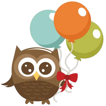 Pin Owl Holding Balloons Png Owl Silhouette Png