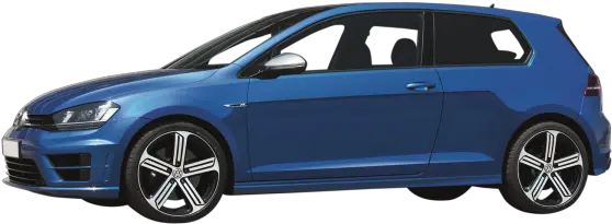 Metallic Blue Volkswagen Golf R 2014 Transparent Image Png Number 6