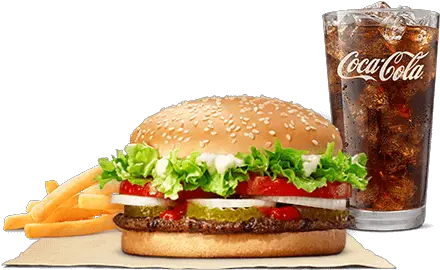 Burger King Delivery Official Online Ordering For Burger King Whopper Meal Png Burger King Logo Transparent