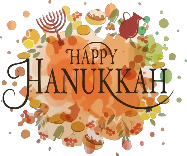Download Hanukkah Text Font Thanksgiving For Happy Lanterns Illustration Png Thanksgiving Png