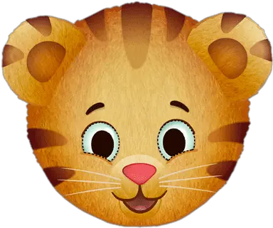 Download Daniel Tiger Face Transparent Png Stickpng Daniel Tiger Tiger Face Png