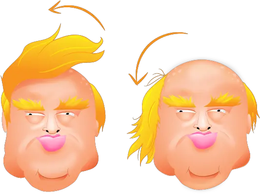 I Created Some Donald Trump Emojis The Oatmeal Donald Trump Emoticon Png Trump Head Transparent Background