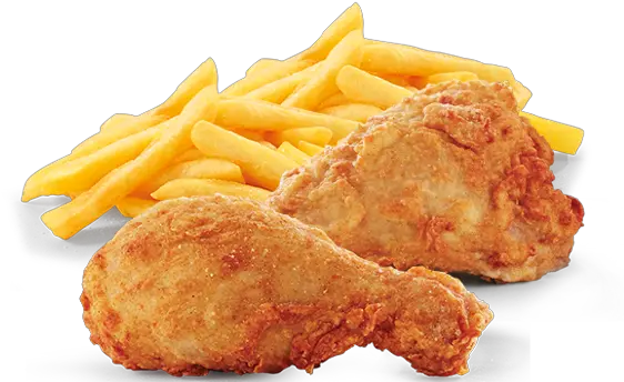 Download Hd Chicken U0026 Chips 2 Piece Chicken And Chips Fried Chicken And Chips Png Chips Png