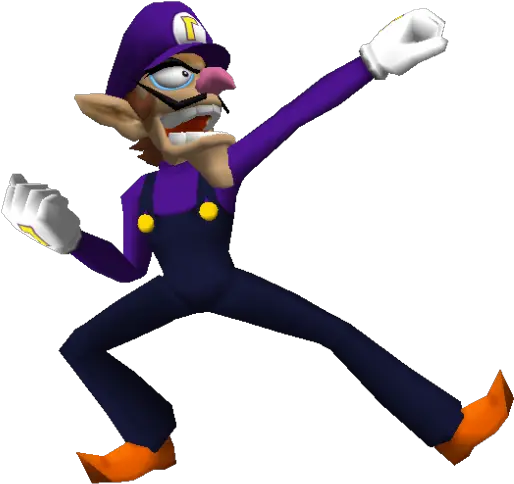 Professor Layton Mario Kart Transparent Waluigi Png Waluigi Transparent