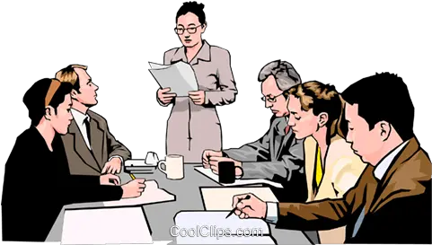 Business Meeting People In Royalty Free Vector Clip Art Png Office People Png