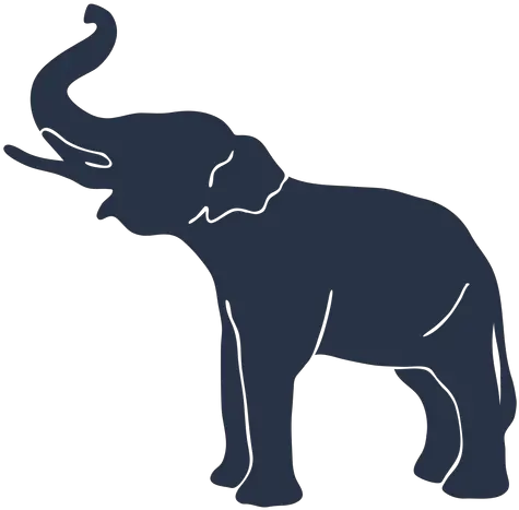 Polygonal Elephant Vector Design Vector Download Elephant Vector Side View Png Elephant Icon Vector