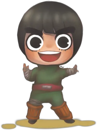 Download Naruto The Last Rock Lee Figurine Png Rock Lee Png