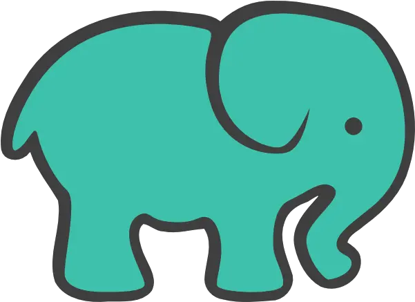 Download How To Set Use Teal Elephant Clipart Full Size Elephant Drawing Png Elephant Clipart Png