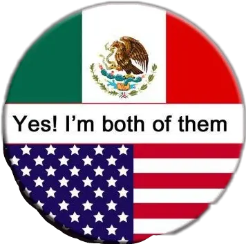 Mexico Usa Flag Sticker By Diyjanet Mexico Flag Png Mexico Flag Transparent