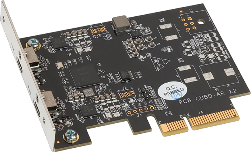 Thunderbolt 3 Upgrade Card For Echo Express Iii D U0026 Iiir Pcie To Thunderbolt 3 Png Thunderbolt Png