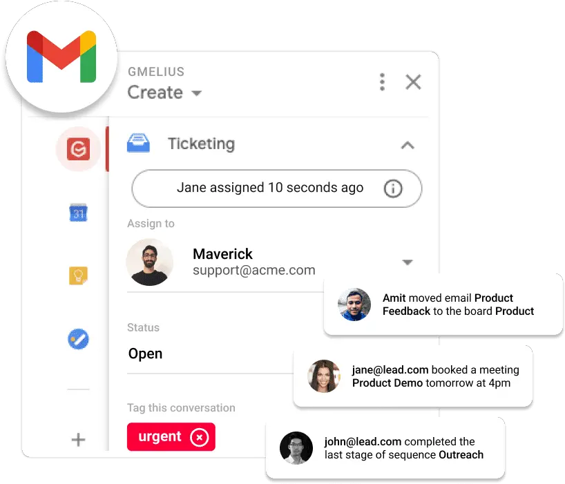 Download Gmail Extension Gmelius Dot Png Gmail Desktop Icon Windows 10