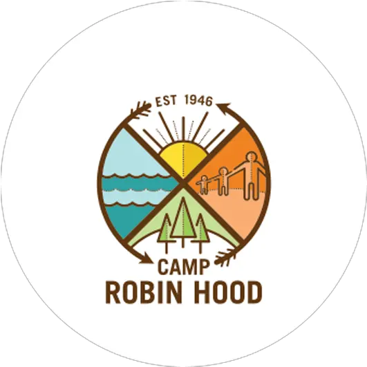 Camp Robin Hood Camp Robin Hood Logo White Png Robin Hood Png
