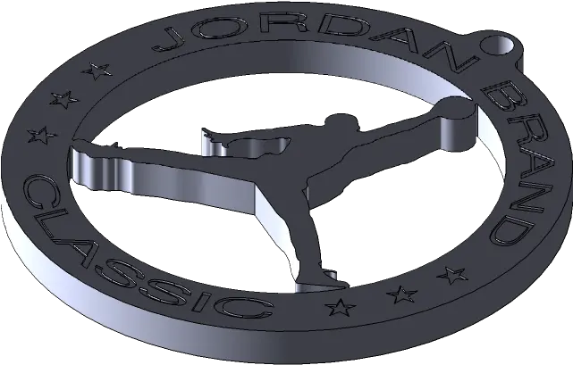 Jordan Logo 3d Cad Model Library Grabcad Security Camera Png Jordan Logo Transparent