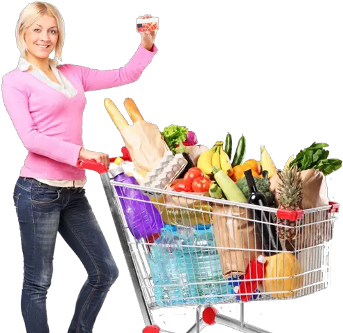 Supermarket Shopping Trolley Png Super Market Trolly Png People Shopping Png