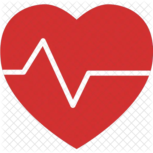 Heartbeat Icon Of Flat Style Heart Png Heart Beat Png