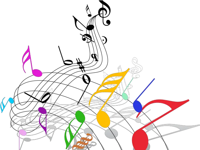 Music Notes Clipart Colorful Png Download Full Colorful Tunes Clipart Png Colorful Musical Notes Png