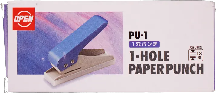 Open 1 Hole Paper Punch Pu1 Sam U0026 Company Online Store Portable Png Paper Hole Png