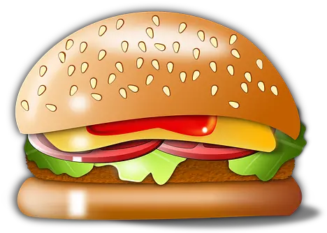 200 Free Unhealthy U0026 Burger Illustrations Pixabay Hamburger Bun Png Fast Food Overweight Icon